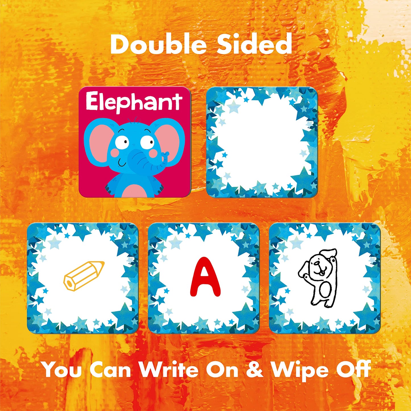 Hebayy Memory Matching Game — 72 Cards, 36 Word Pairs for Toddlers