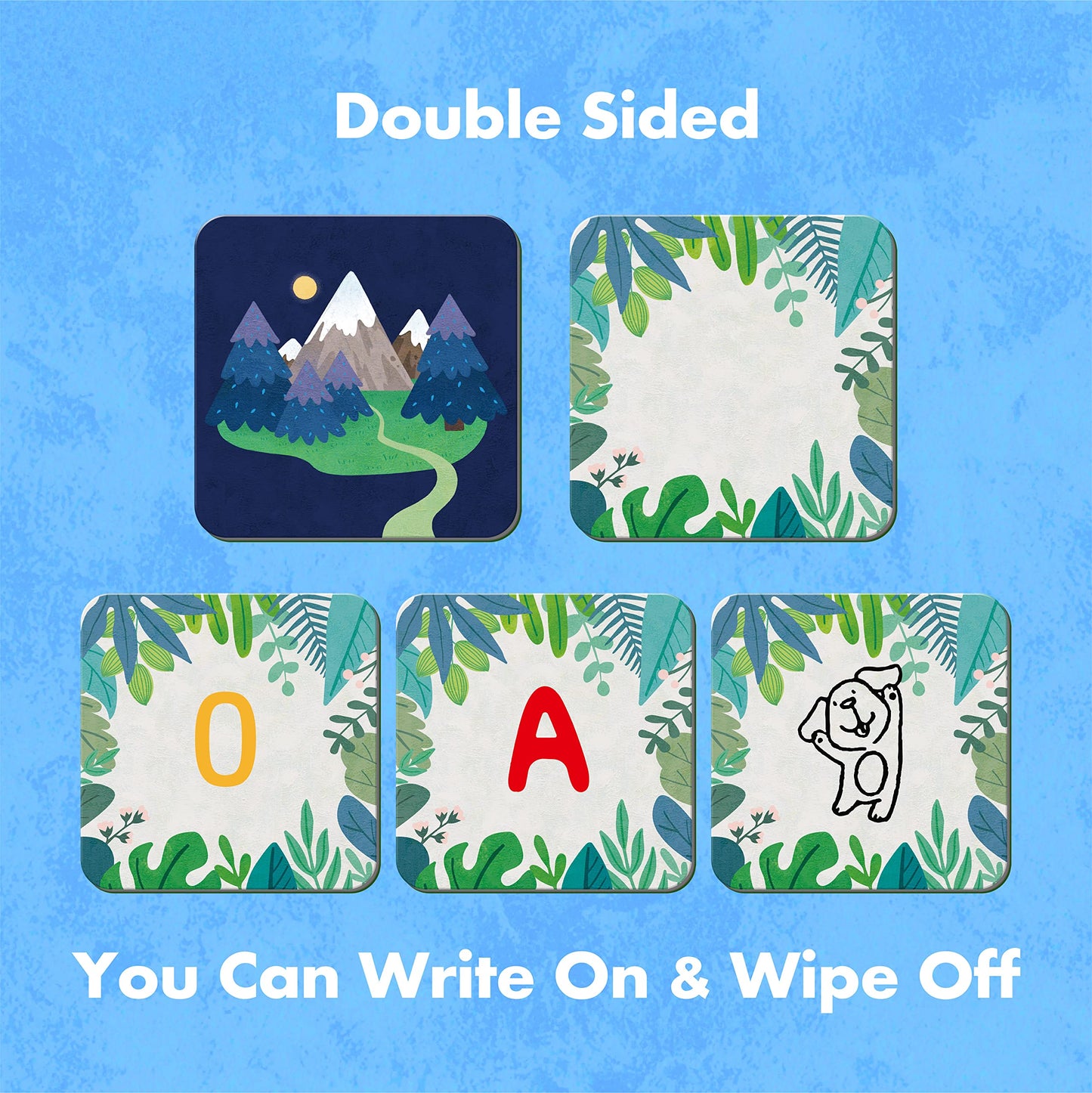 Hebayy Memory Matching Game – 72 Camping Theme Cards for Toddlers (36 Pairs)