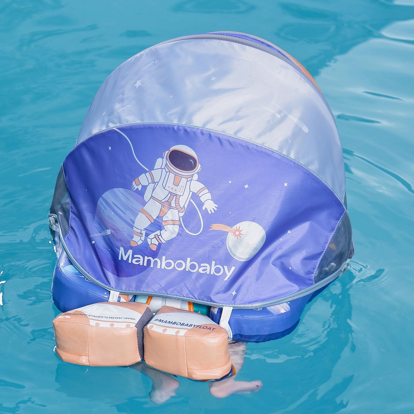 HECCEI Mambobaby Add Tail Baby Float with Sun Canopy – Astronauts