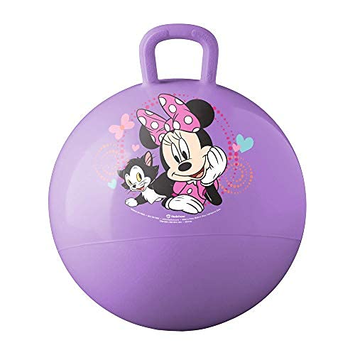 Hedstrom Minnie Mouse Happy Helpers Hopper Ball – 15-Inch Indoor/Outdoor Kids Hop Ball