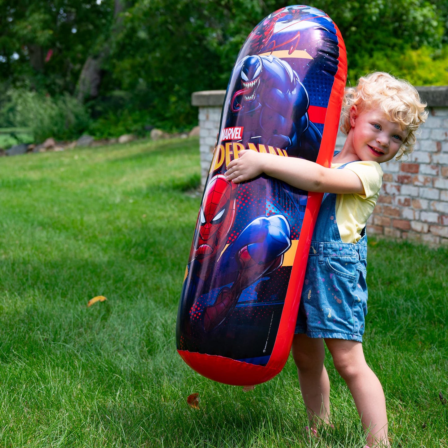 Hedstrom Spider-Man Bop Bag Inflatable Punching Bag, 36-Inch — Action-Packed Kids Toy