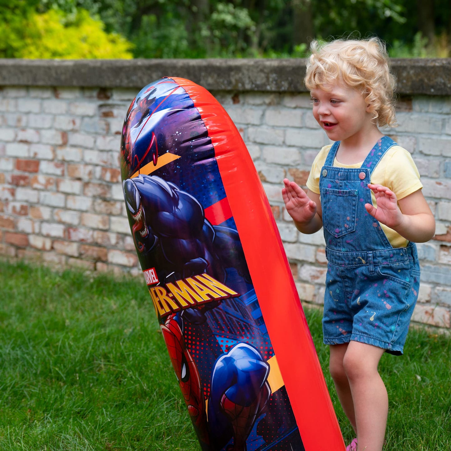 Hedstrom Spider-Man Bop Bag Inflatable Punching Bag, 36-Inch — Action-Packed Kids Toy