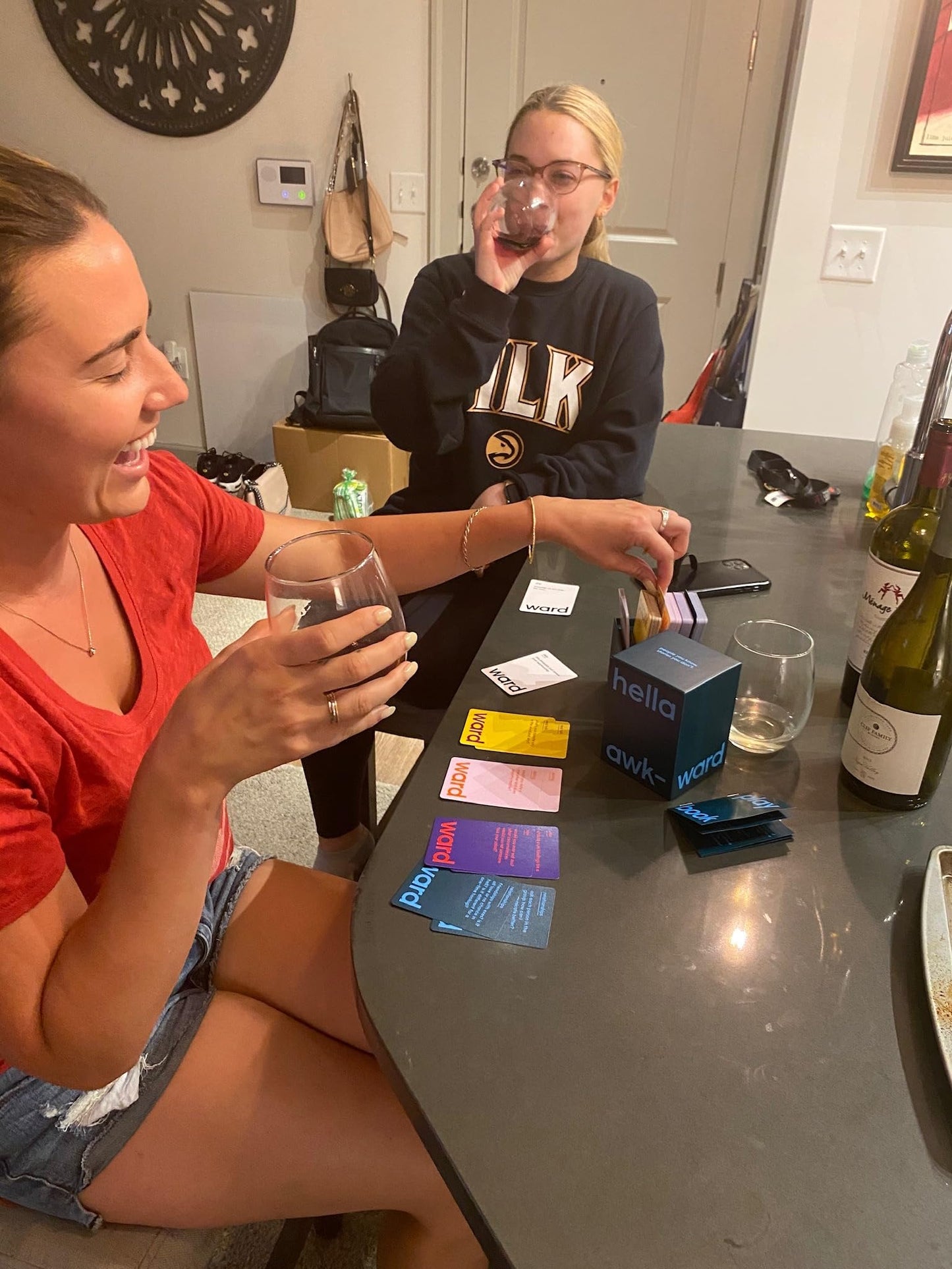 Hella Awkward Card Game – 140 Deep Conversation Cards for Couples, Friends & Game Night