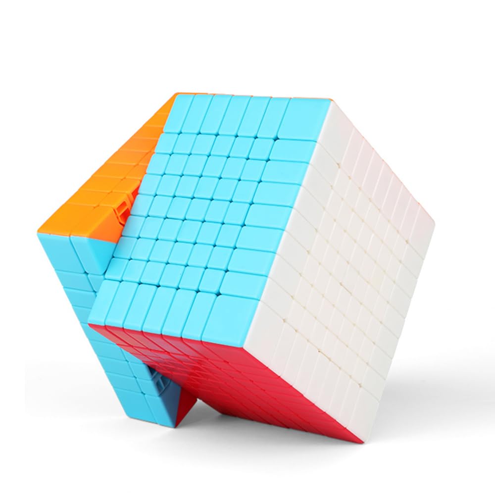 HELLOCUBE QY 9x9x9 Stickerless Bright Magic Cube – 75mm Speed Puzzle Toy