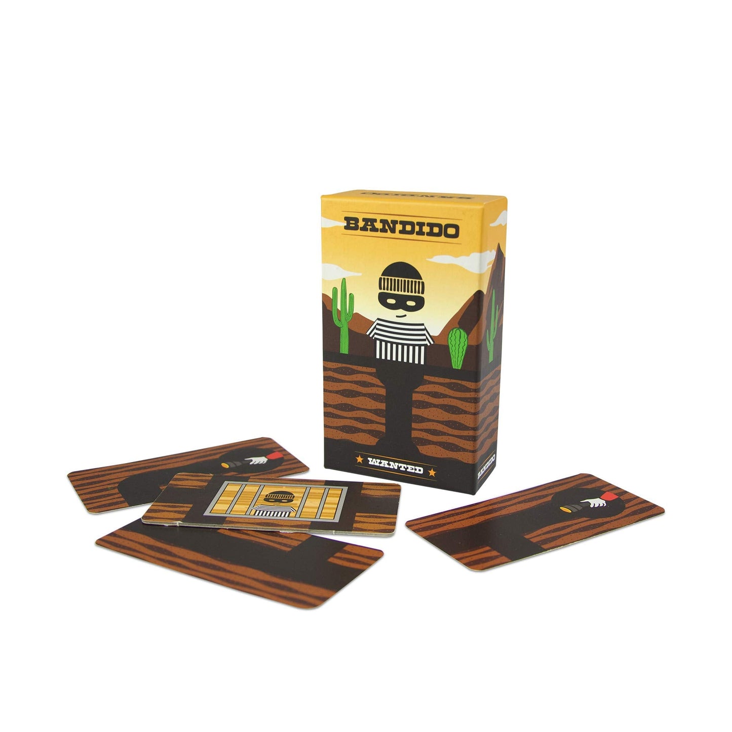 Bandido Card Game by Helvetiq — Cooperative Strategy & Route Building (Ages 6+, 1-4 Players, 15 Min)