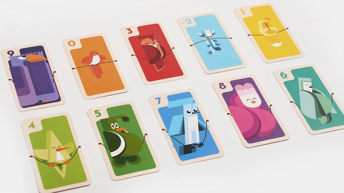Papageno Card Game by Helvetiq – Charming Bird Collection, Tactical Family Fun (2-5 Players, 15 Min)