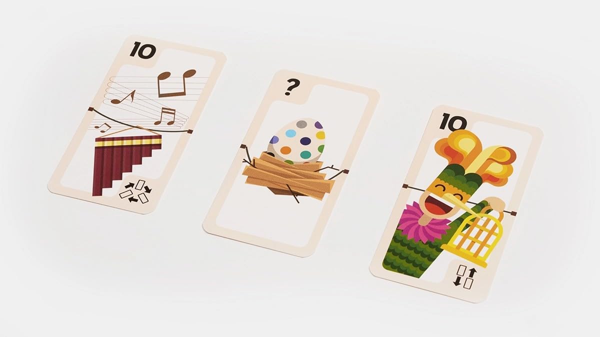 Papageno Card Game by Helvetiq – Charming Bird Collection, Tactical Family Fun (2-5 Players, 15 Min)