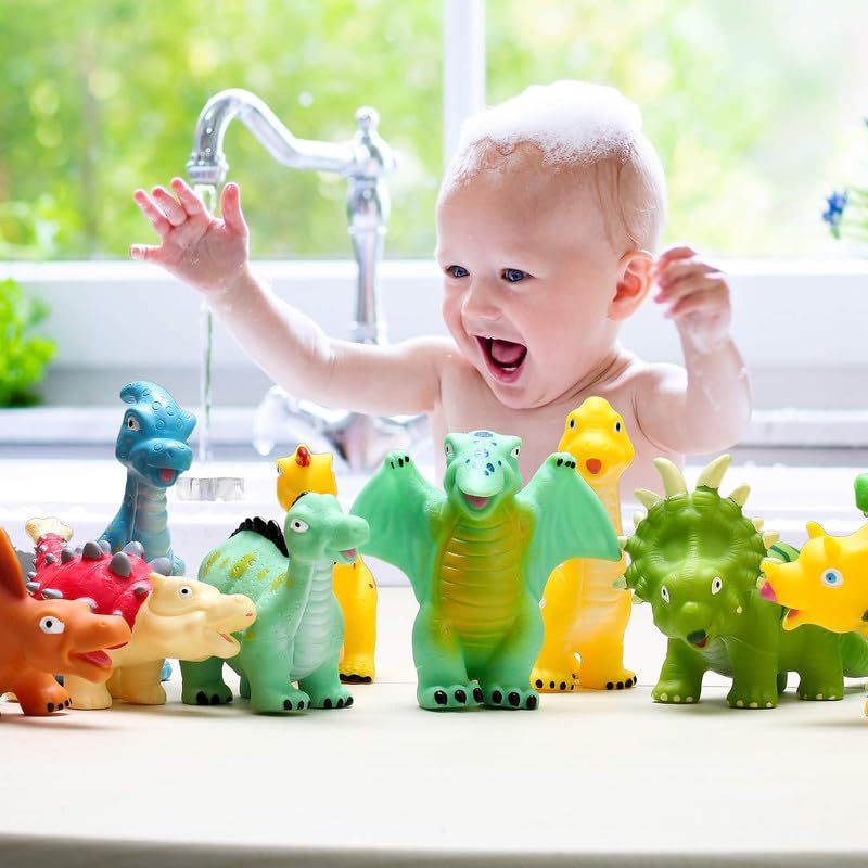 Hely Cancy Dinosaur Bath Toys – Squirt & Pool Toys for Kids