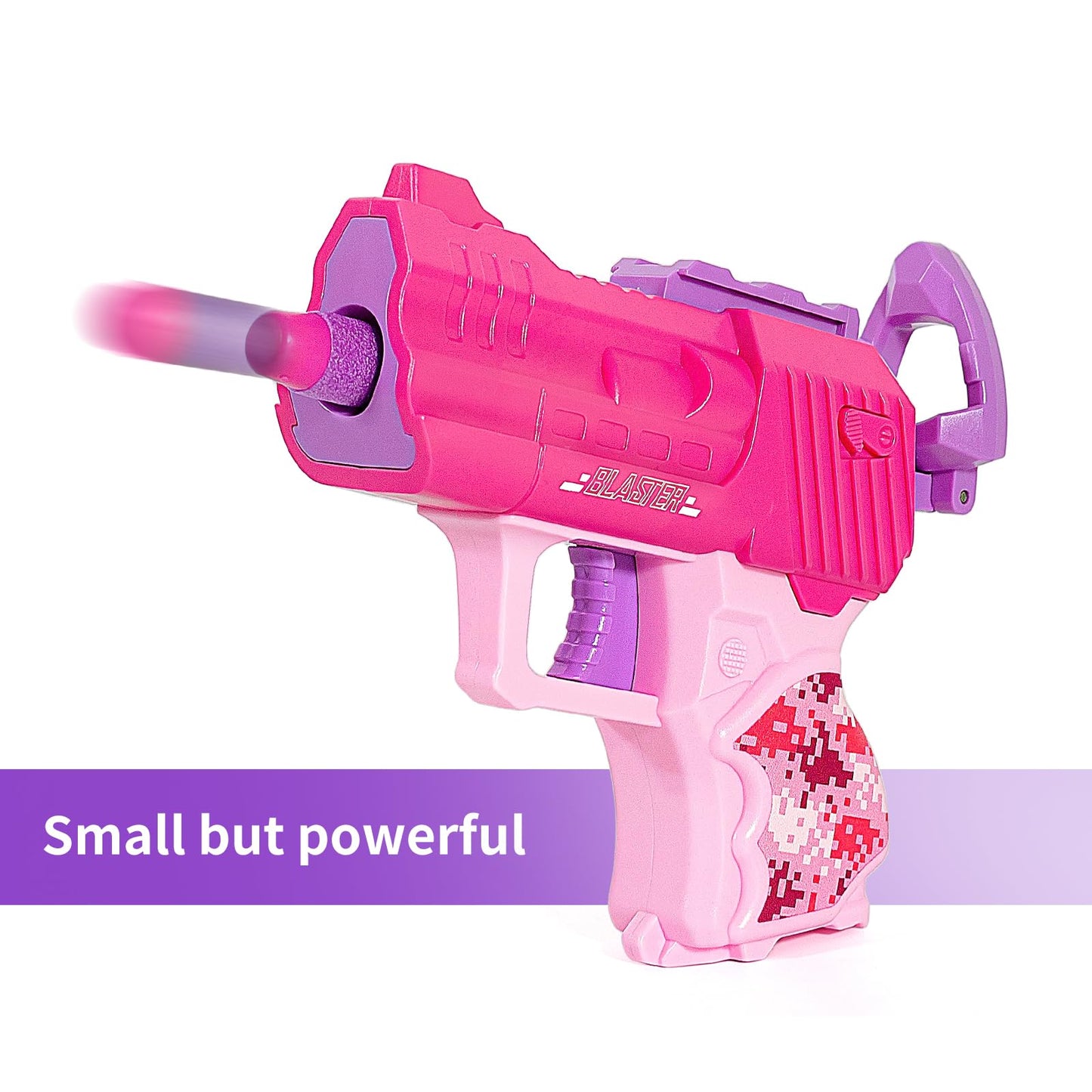 Hely Cancy Girls Tactical Vest Kit with Blaster – Pink Kids Vest for Nerf Rebelle Play