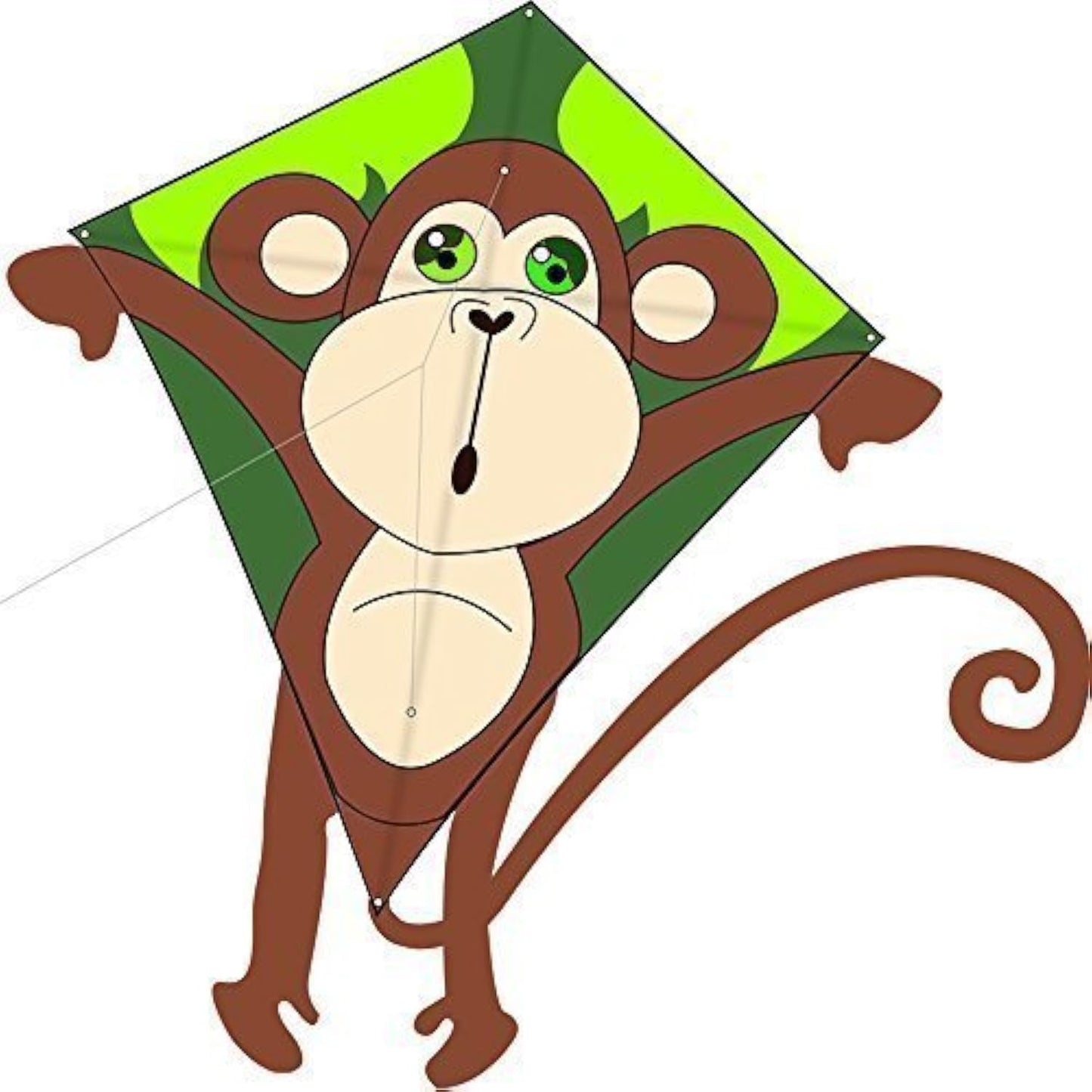 HENGDA KITE Kids Monkey Kite with Flying Line – Easy Takeoff in Light Wind