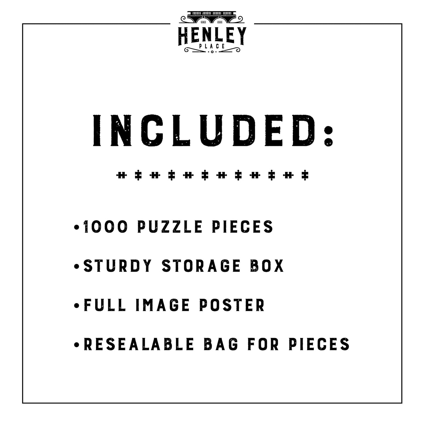 Henley Place Space Puzzle – 1000 Piece Jigsaw for Adults with NASA Posters, 20x27 Inches