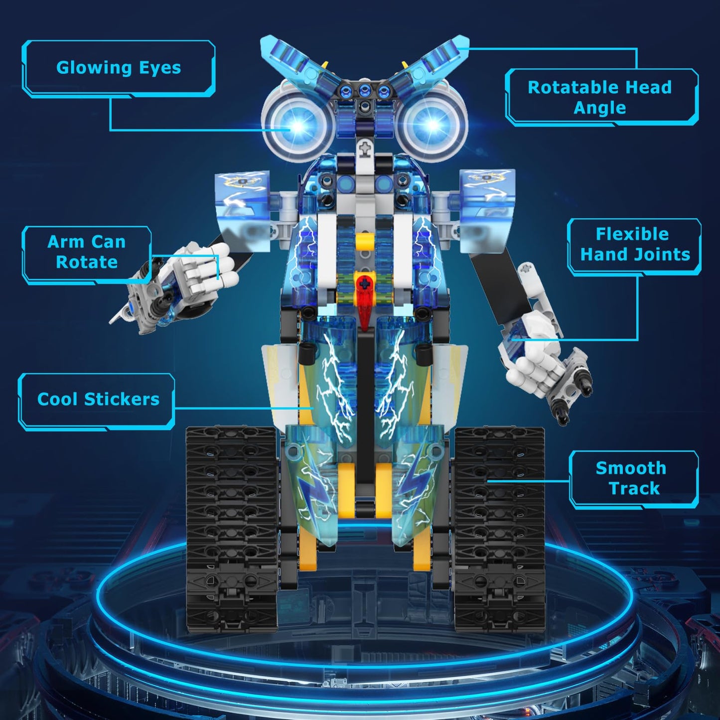 Henoda Robot Building Toys STEM Kit — Remote & App Controlled Programmable Robot for Ages 8-16