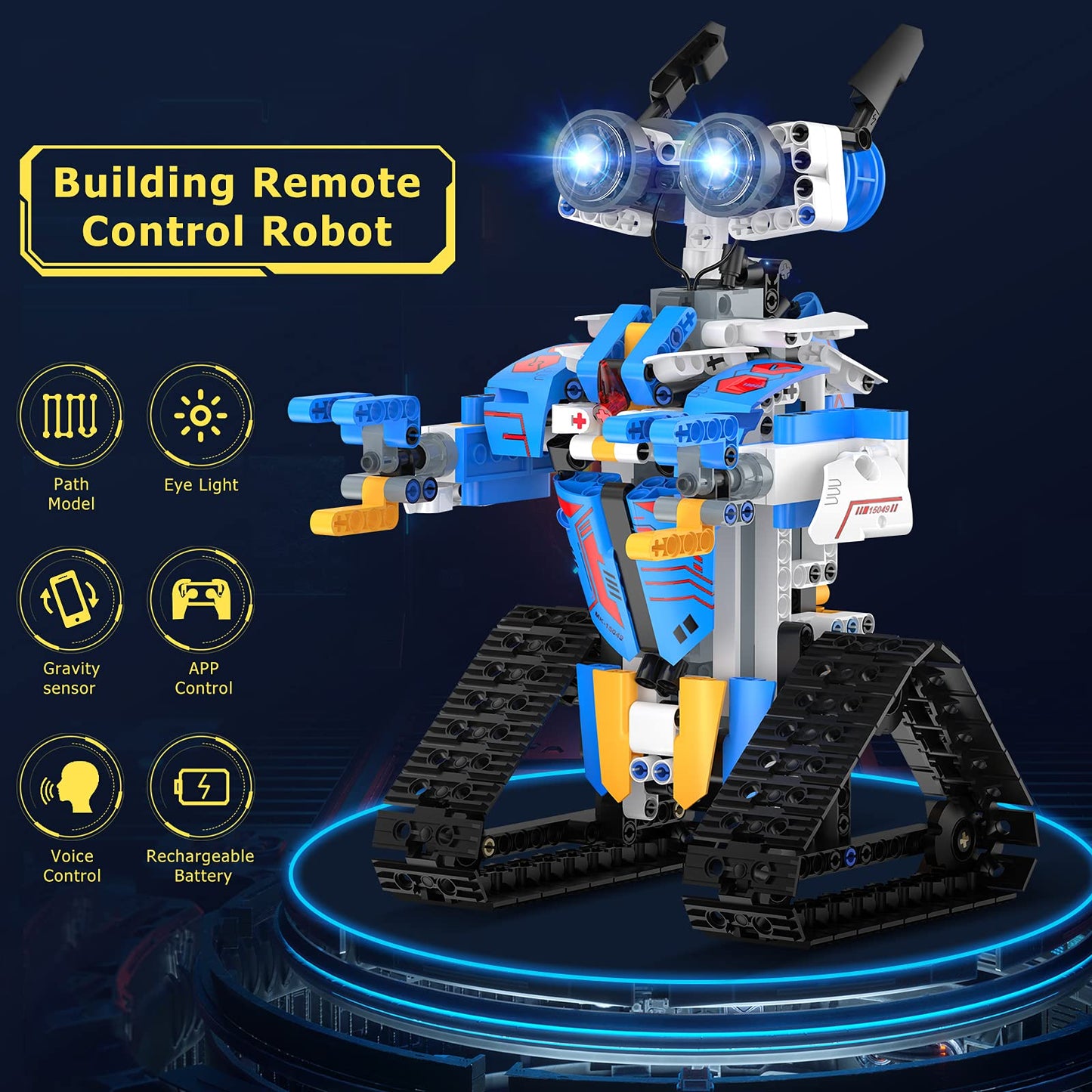 Henoda Robot Toys for 8-16 Year Olds – APP & Remote Control STEM Building Kit