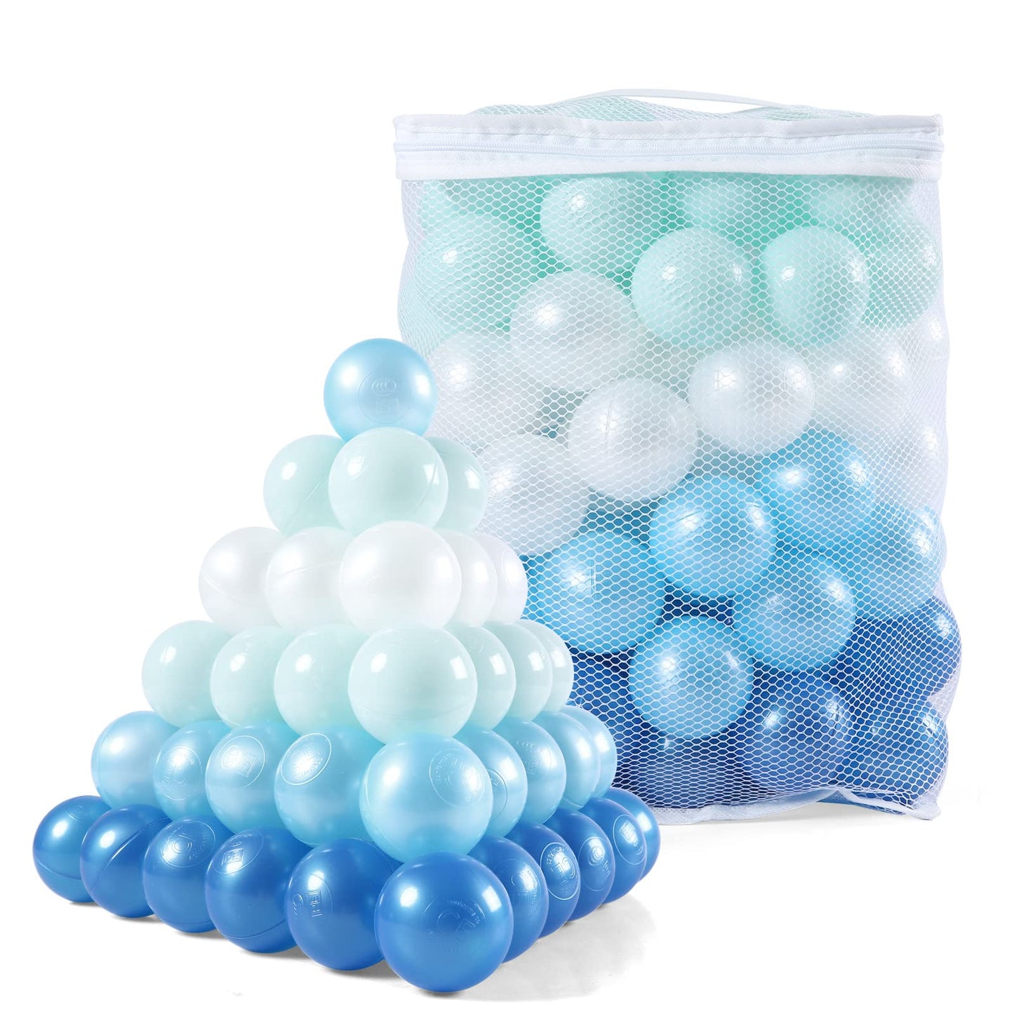 Heopeis Ball Pit Balls for Toddlers – BPA Free, Crush-Proof 2.15-inch Play Balls – Pack of 100/200/500
