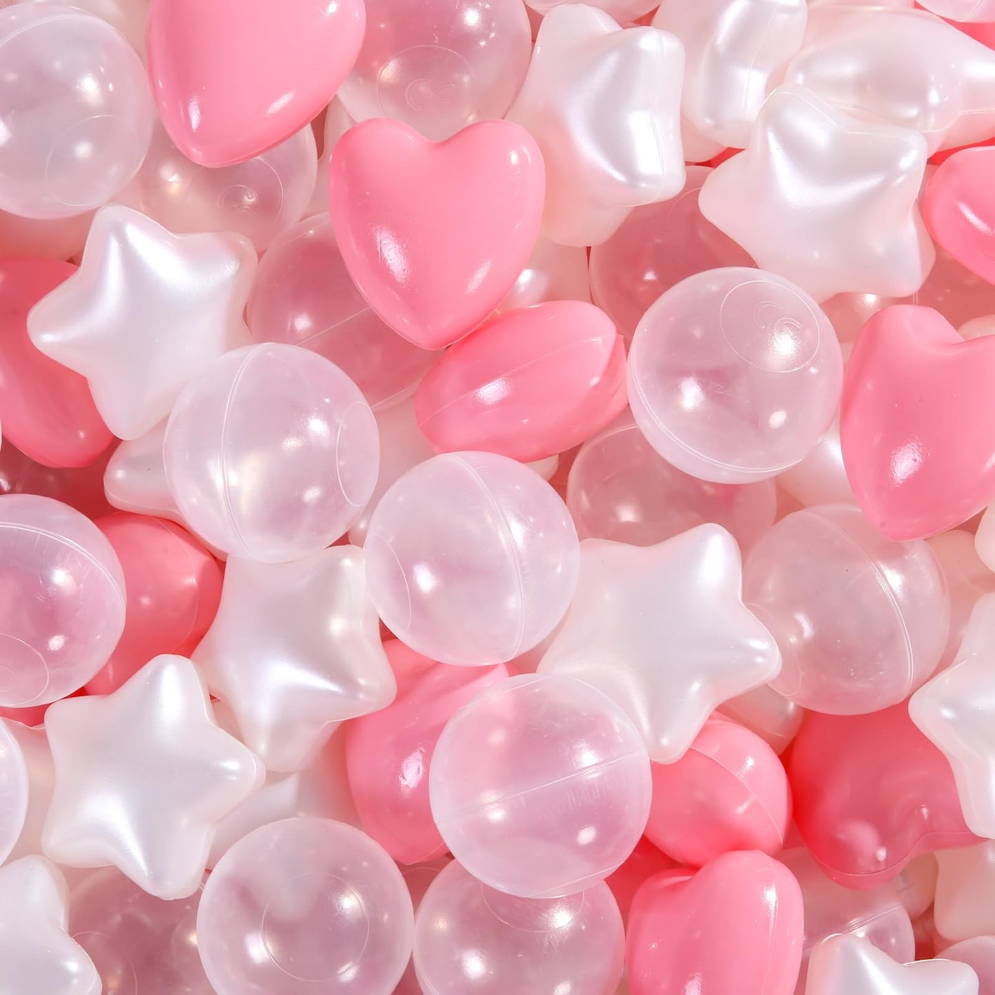 Heopeis Ball Pit Balls - 100 Pcs Phthalate Free, BPA Free, Crush-Proof Plastic