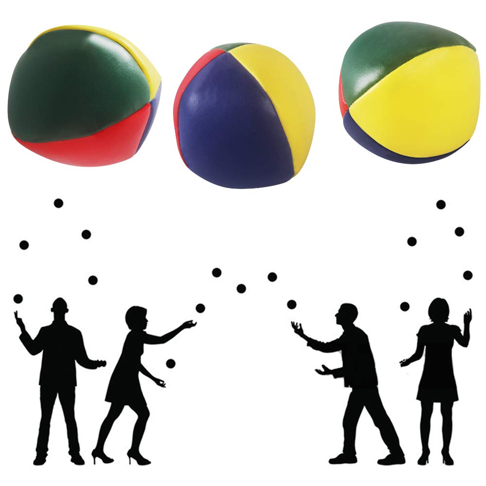 Heqishun 6 Pack Soft Juggling Balls for Beginners – Easy Practice Set for Kids & Adults
