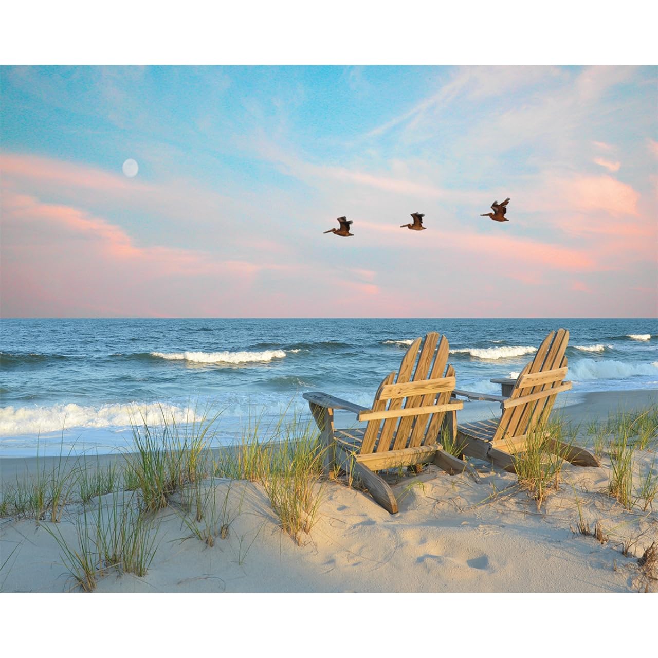 Heritage Puzzle Coastal Moonrise by Peter Doran – 1000 Pieces, 30 by 24 inches