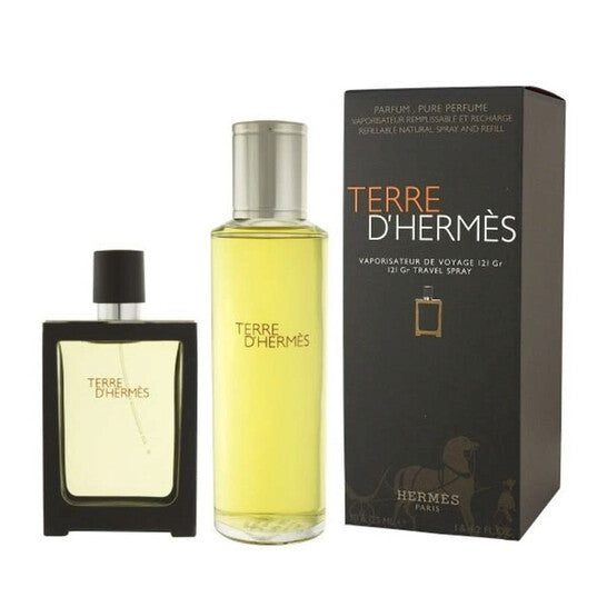 Hermes Terre d'Hermes Gift Set 30ml Parfum Spray + 125ml Parfum Refill