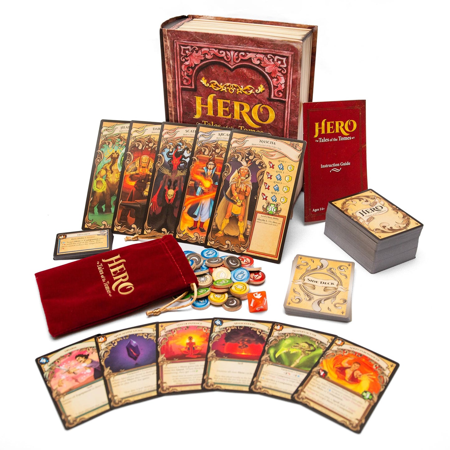 Hero: Tales of the Tomes – Strategy Card Game for Adults & Families | 2-5 Players | Tomekeeper Entertainment