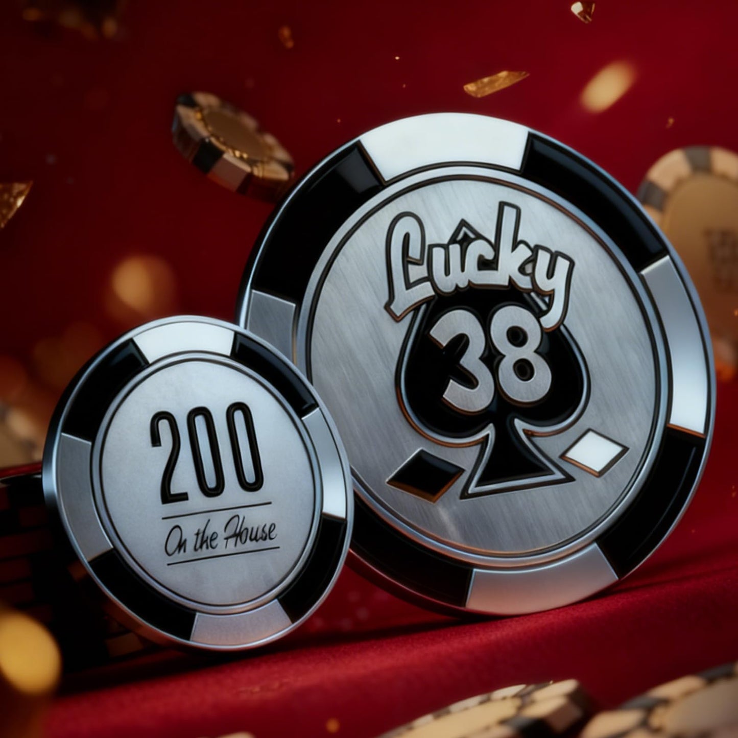 HeroCrafts Game Ranger Lucky 38 Casino Chip Medallion – NCR Vegas Cosplay Accessory