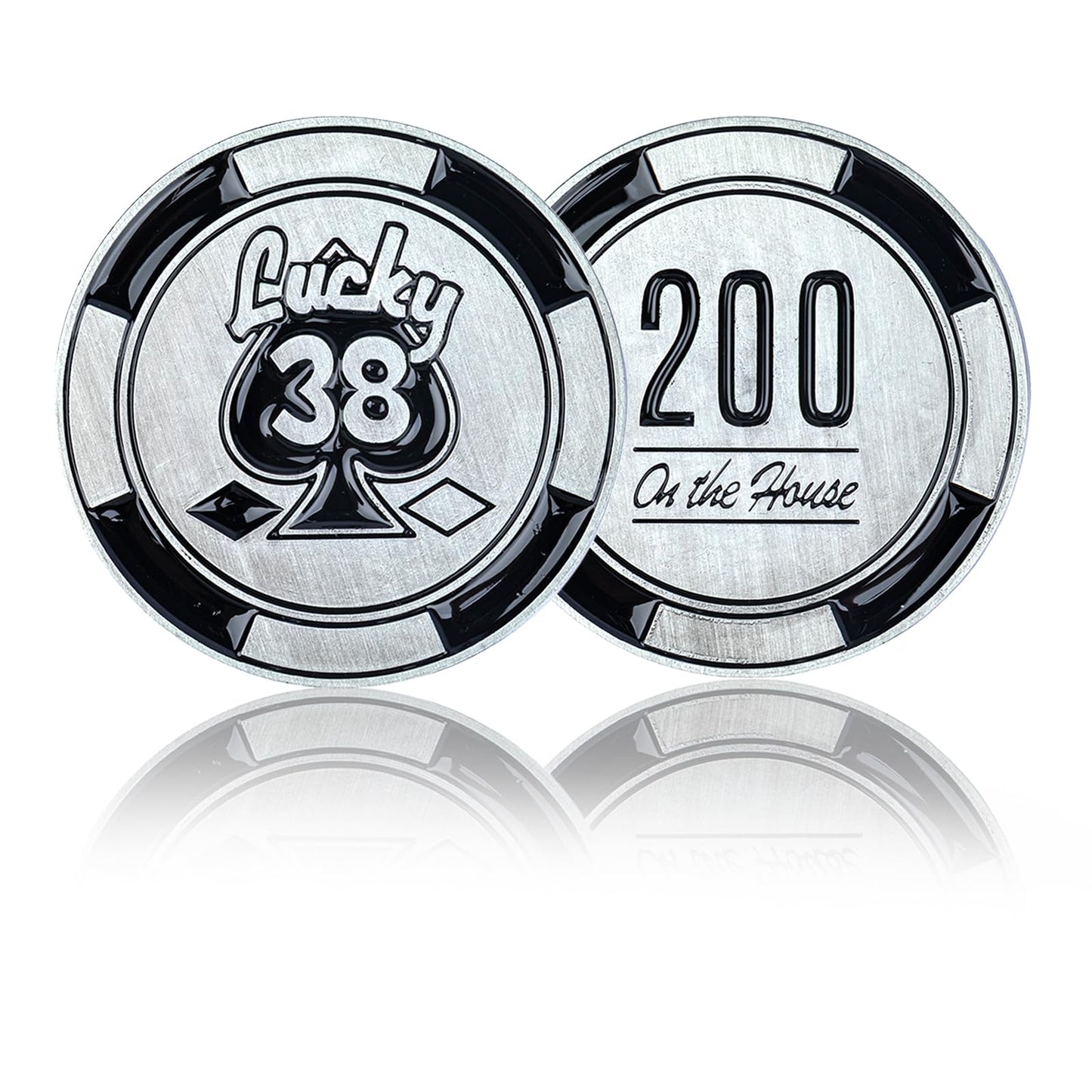 HeroCrafts Game Ranger Lucky 38 Casino Chip Medallion – NCR Vegas Cosplay Accessory