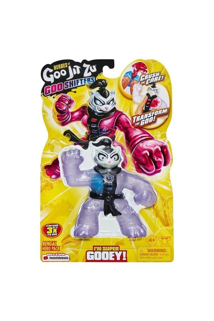 Goo Shifters Bengal Hero Pack | Super Stretchy, Goo-Forming Action – Heroes of Goo Jit Zu