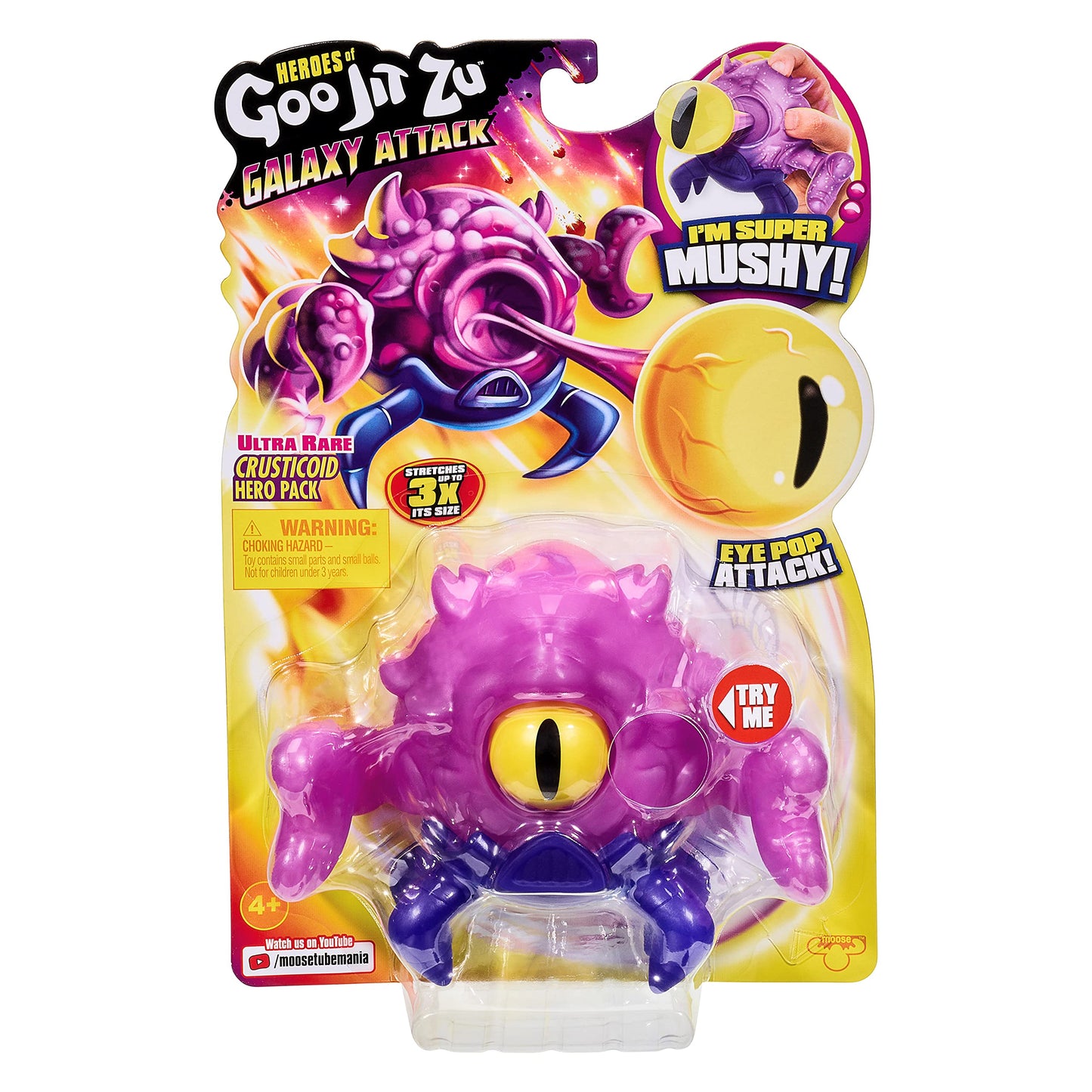 Heroes of Goo Jit Zu Galaxy Attack Crusticoid – Ultra Rare Action Figure
