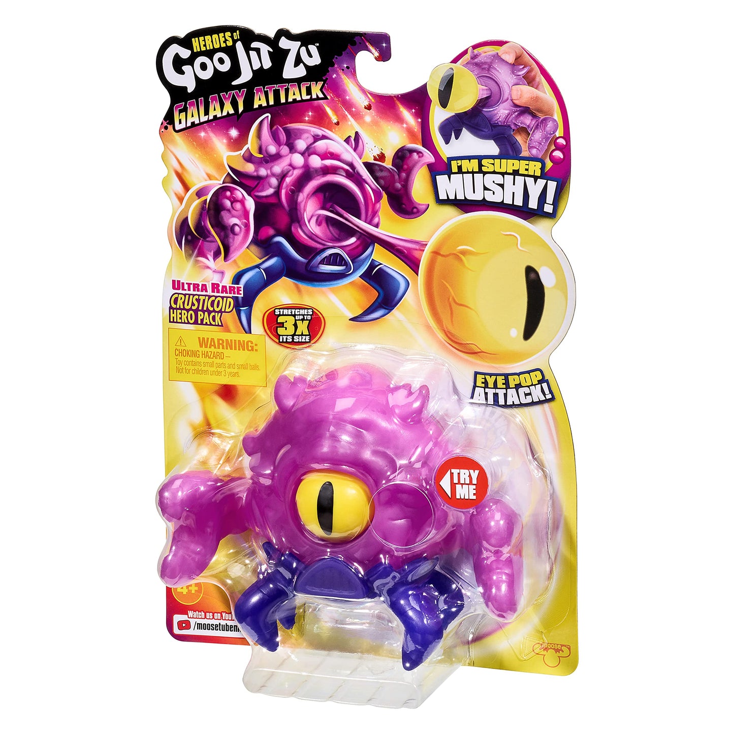 Heroes of Goo Jit Zu Galaxy Attack Crusticoid – Ultra Rare Action Figure