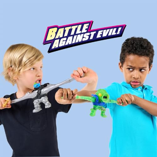 Heroes of Goo JIT Zu Cursed Goo Sea Versus Pack – Pantaro & Squidor Exclusive Figures, Color Change & 3x Stretch