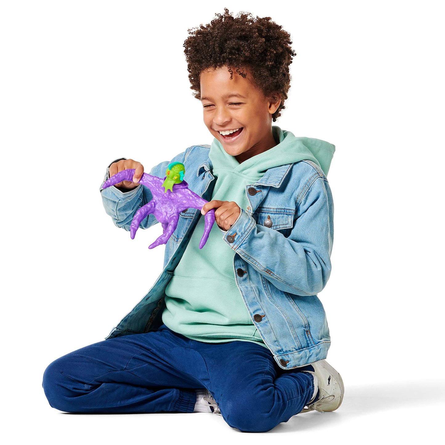 Heroes of Goo Jit Zu Galaxy Attack Air Vac Orbitox – Pump Power Action Figure | Multicolor (41222)