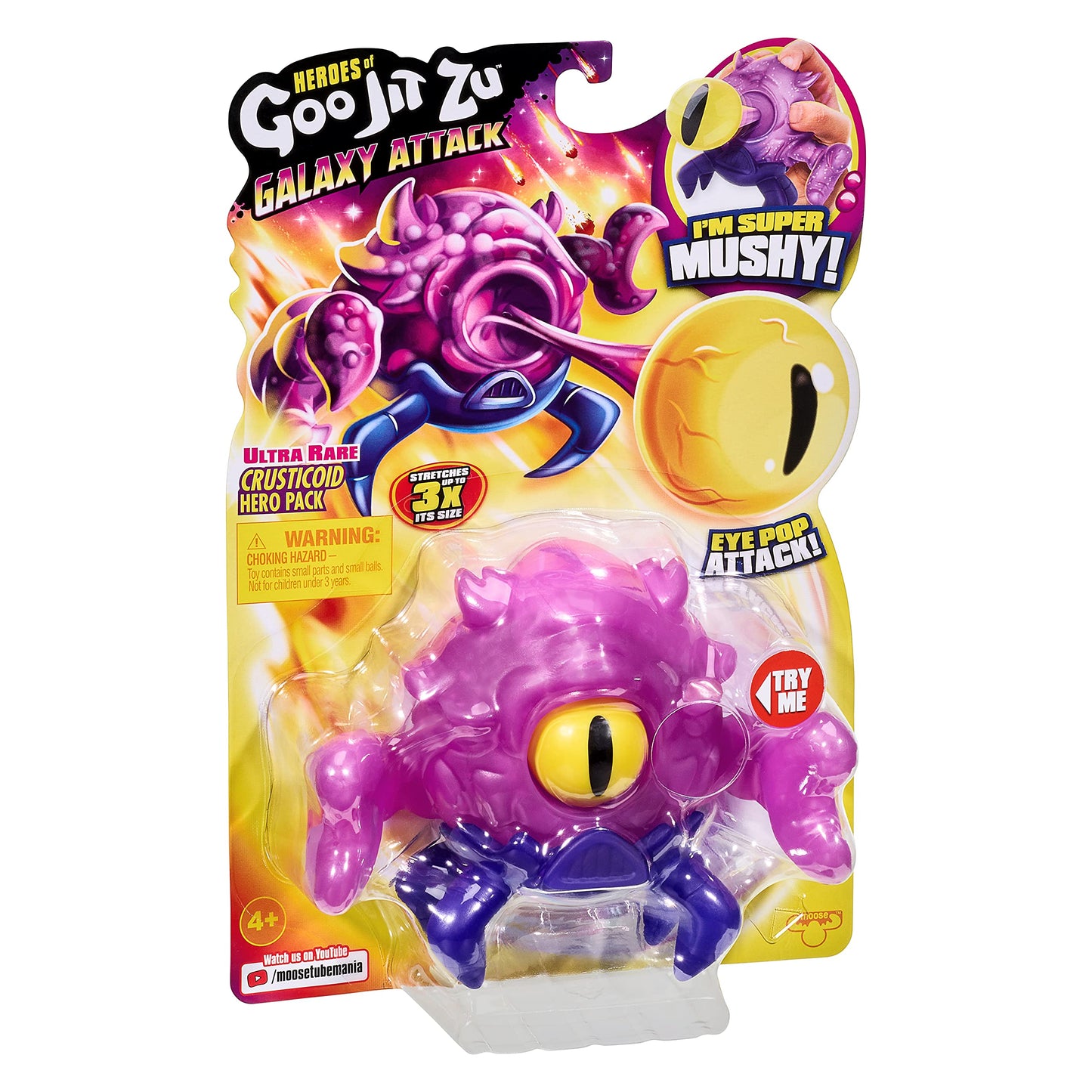 Heroes of Goo Jit Zu Galaxy Attack Crusticoid – Ultra Rare Action Figure