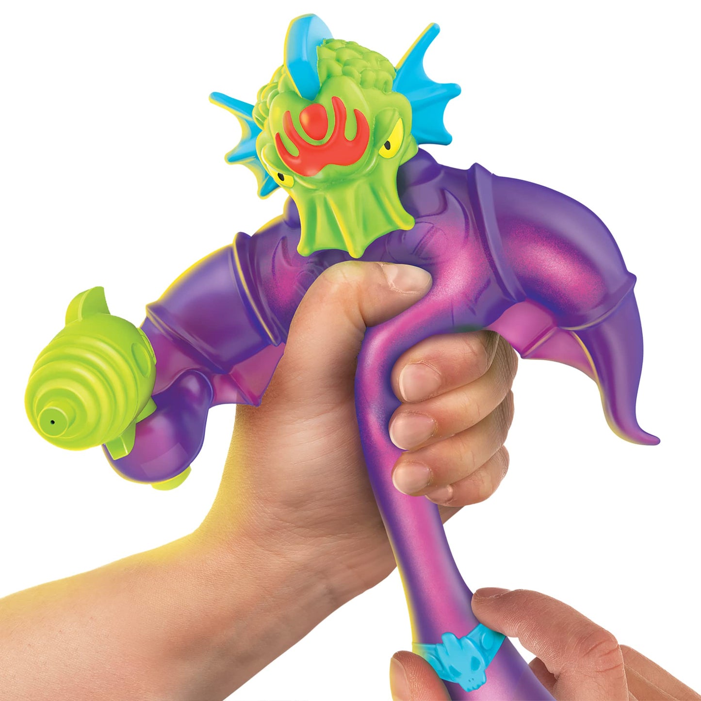 Heroes of Goo Jit Zu Galaxy Blast Orbitox with Water Blaster – Super Stretchy Action Figure