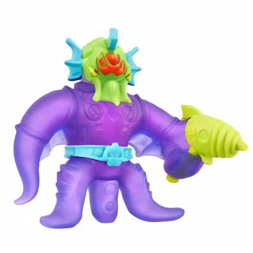 Heroes of Goo Jit Zu Galaxy Blast Orbitox with Water Blaster – Super Stretchy Action Figure