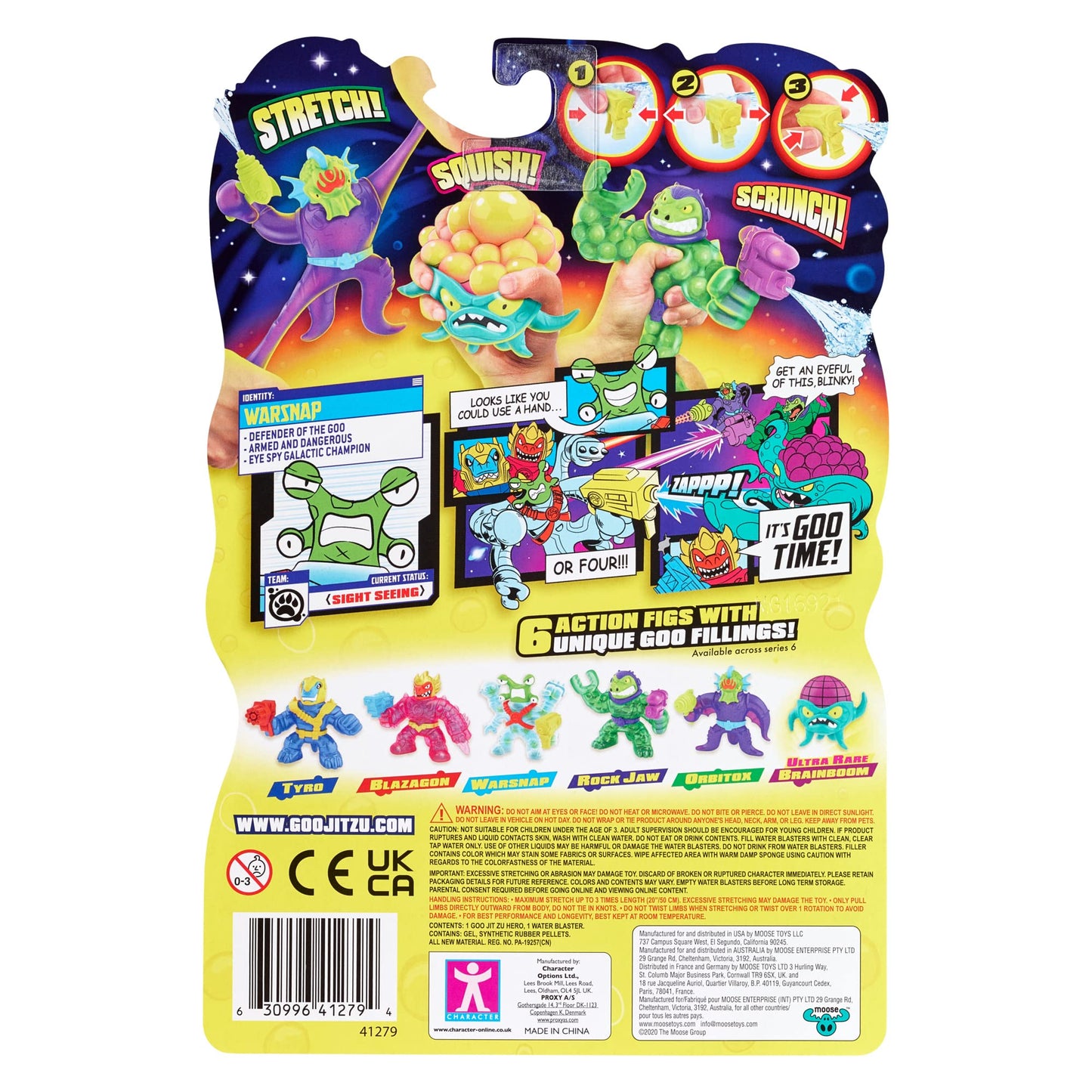 Heroes of Goo Jit Zu Galaxy Blast Warsnap with Water Blaster | Galaxy Toy