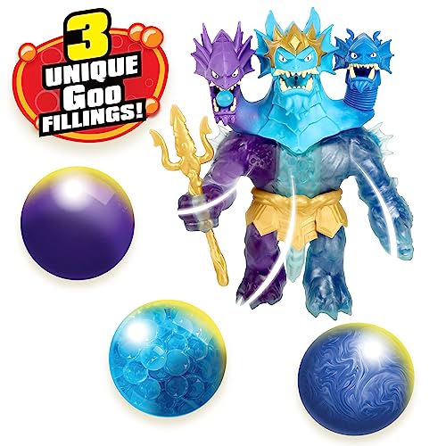 Heroes of Goo Jit Zu Deep Goo Sea King Hydra – 3-in-1 Goo Power, Light & Sound Battle Action