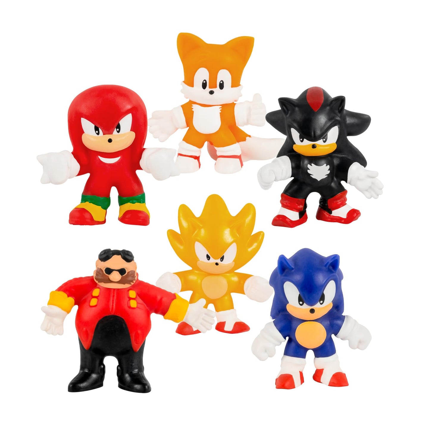 Heroes of Goo JIT Zu Minis Sonic 6 Pack – Collectible Stretchy Mini Figures