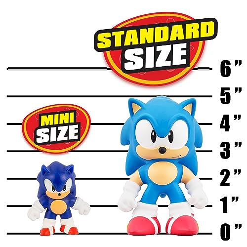 Heroes of Goo JIT Zu Minis Sonic 6 Pack – Collectible Stretchy Mini Figures