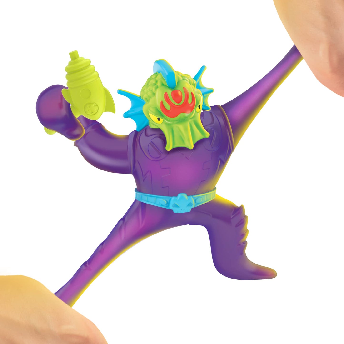 Heroes of Goo Jit Zu Galaxy Blast Orbitox with Water Blaster – Super Stretchy Action Figure