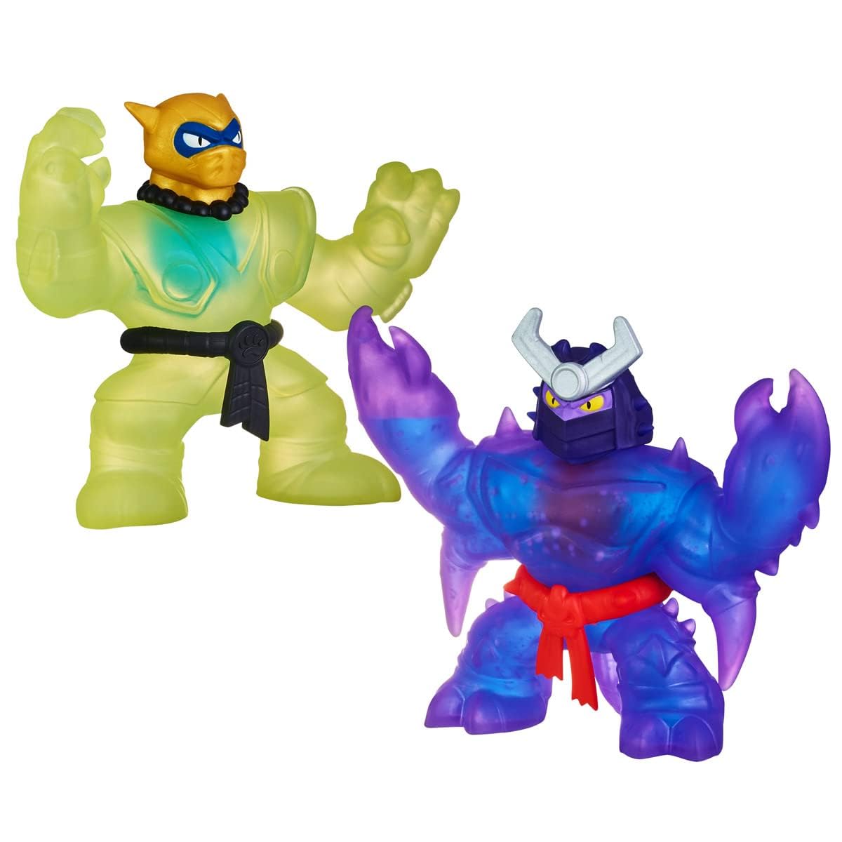 Heroes of Goo Jit Zu Goo Shifters: Liquid Gold Pantaro vs Shadow Orb Scorpius Versus Pack | Squishy Goo-filled Toys