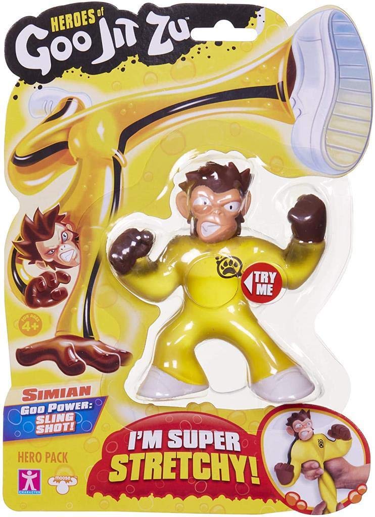Heroes of Goo Jit Zu Simian Stretchy Monkey Action Figure
