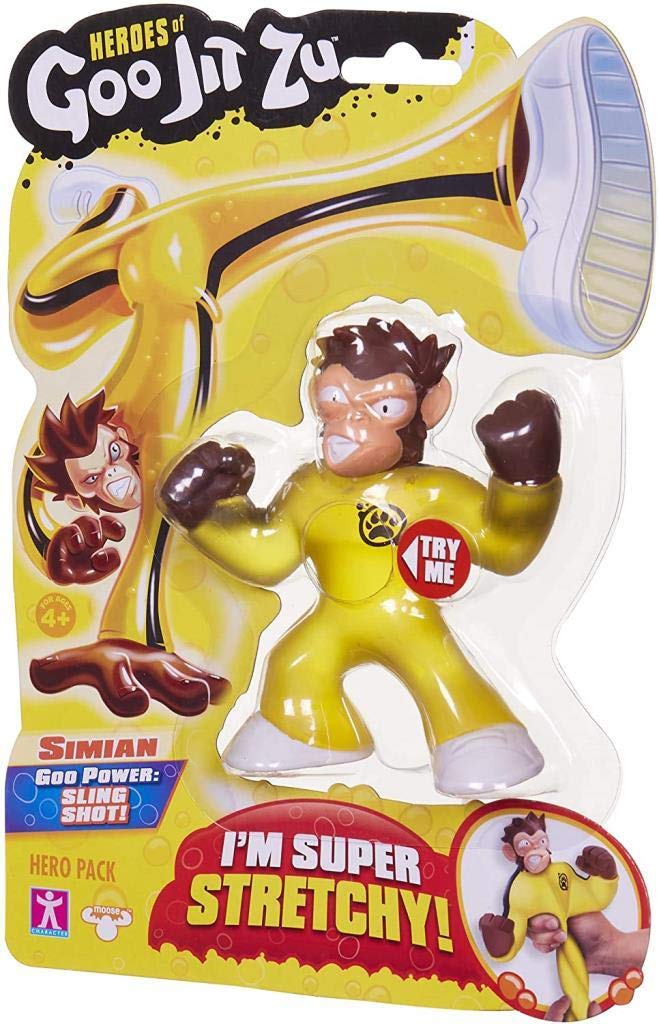 Heroes of Goo Jit Zu Simian Stretchy Monkey Action Figure