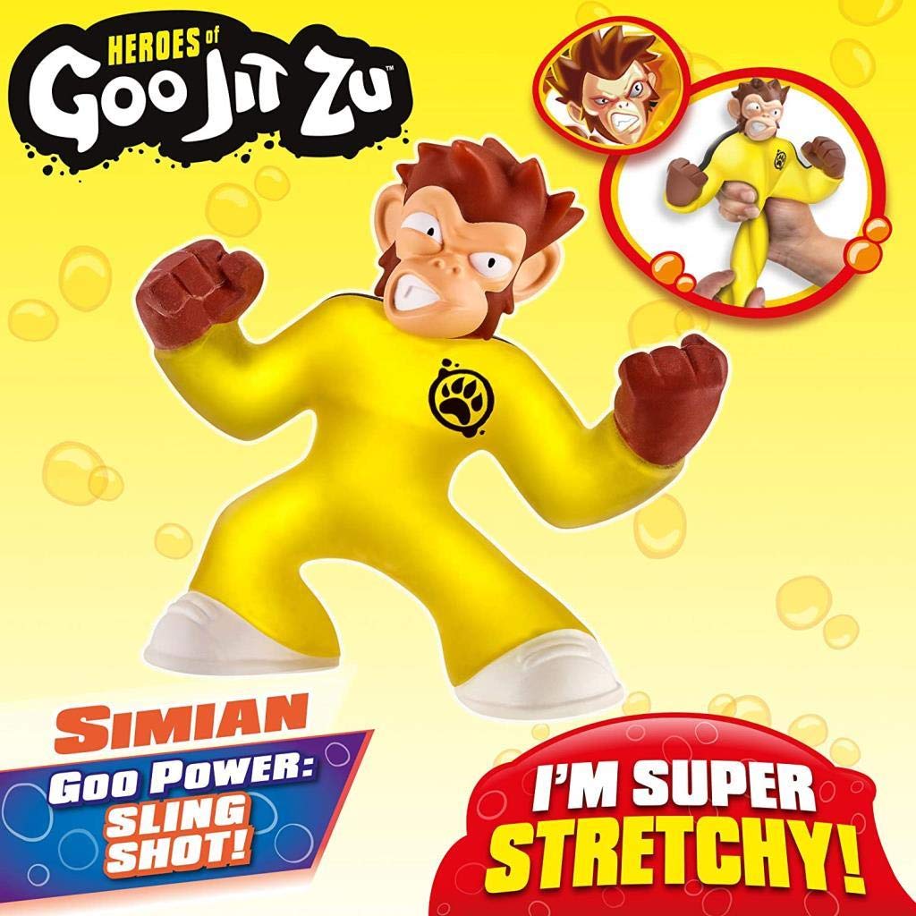 Heroes of Goo Jit Zu Simian Stretchy Monkey Action Figure