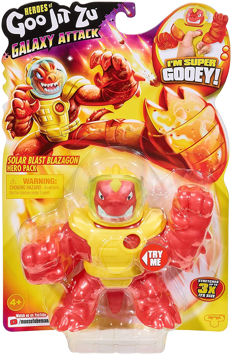 Galaxy Attack Solar Blast Blazagon – Heroes of Goo Jit Zu Action Figure