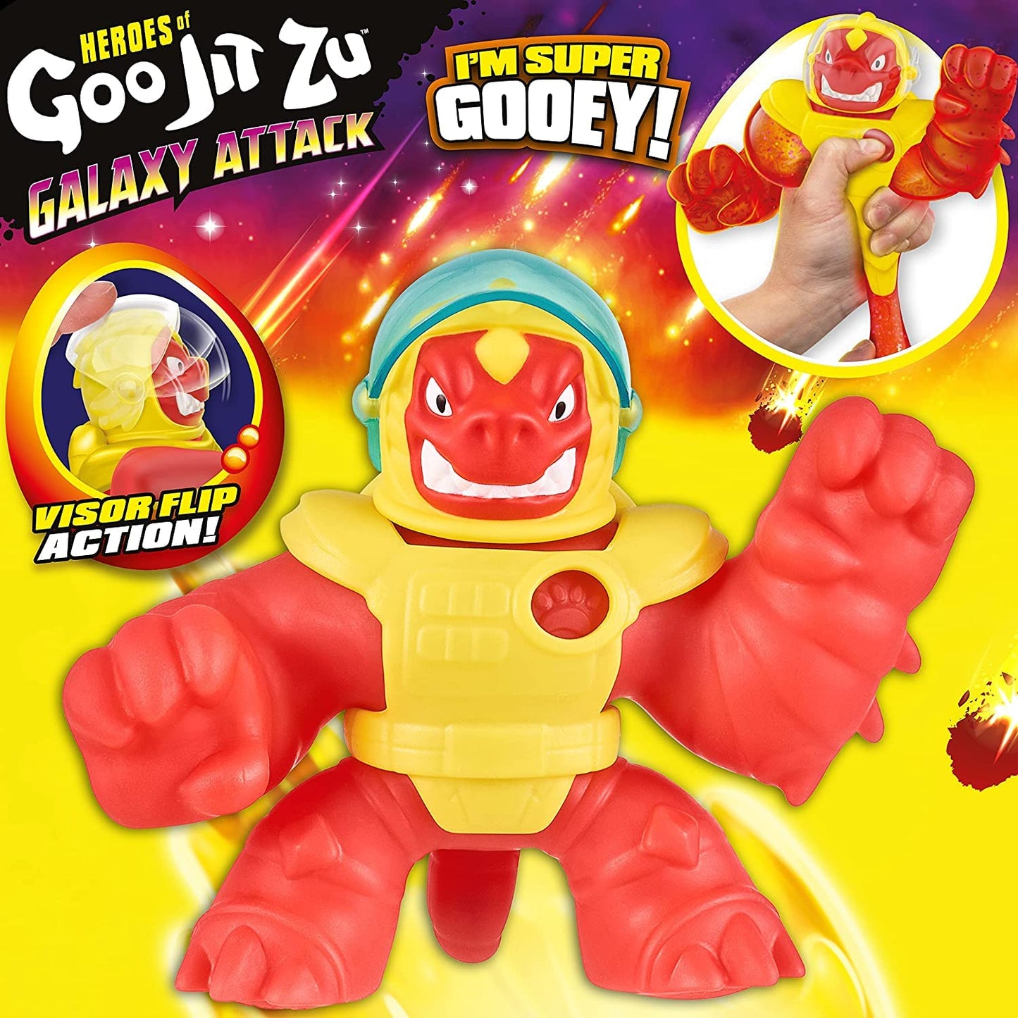 Galaxy Attack Solar Blast Blazagon – Heroes of Goo Jit Zu Action Figure