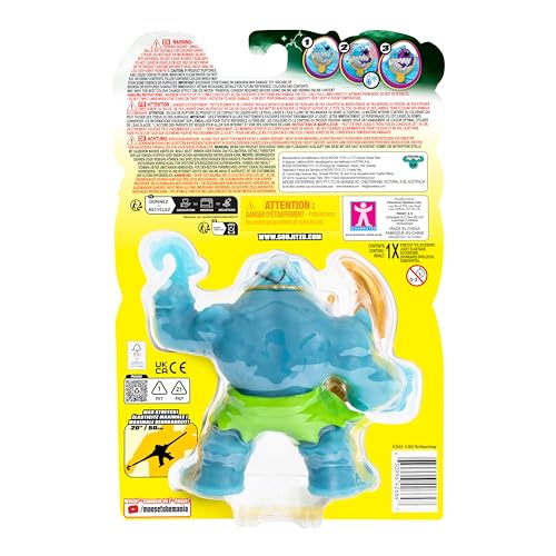 Heroes of Goo Jit Zu Cursed Goo Sea Thrash – Color-Changing Face, 3x Stretchable Hero