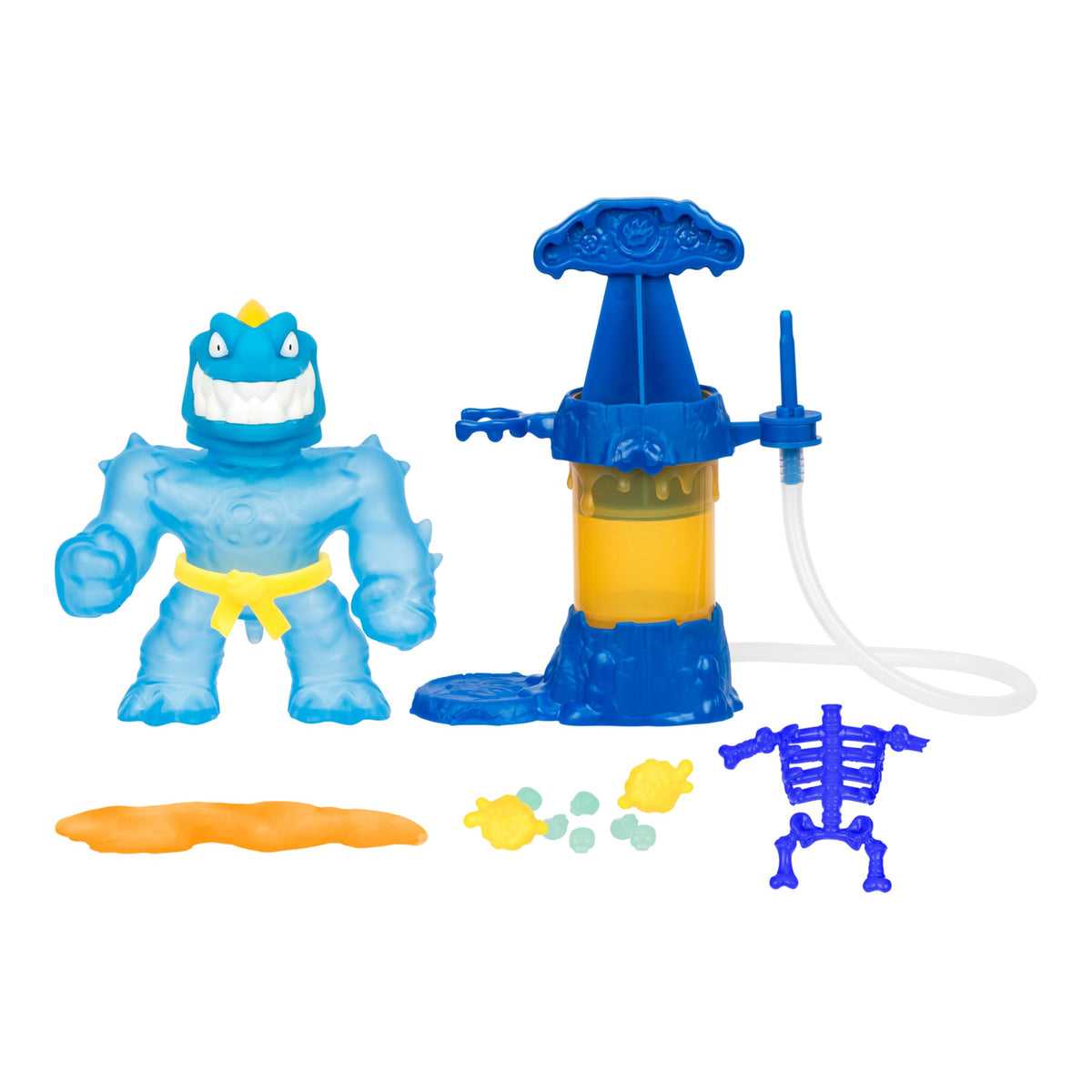 Heroes of Goo Jit Zu Tyro Hero Creator – Glow-in-The-Dark Mix, Fill & Create Figure