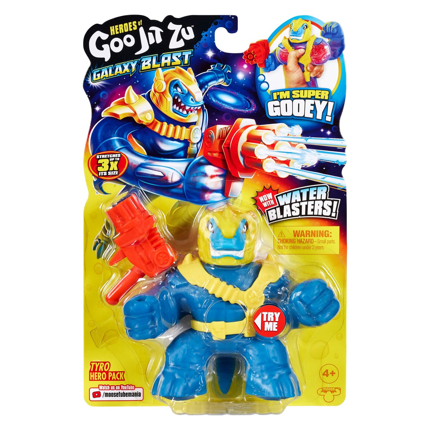 Heroes of Goo Jit Zu Galaxy Blast Tyro – Water Blaster Hero Pack