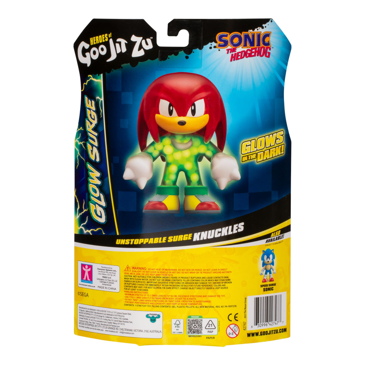 Heroes of Goo Jit Zu Unstoppable Surge Knuckles with Glow Surge