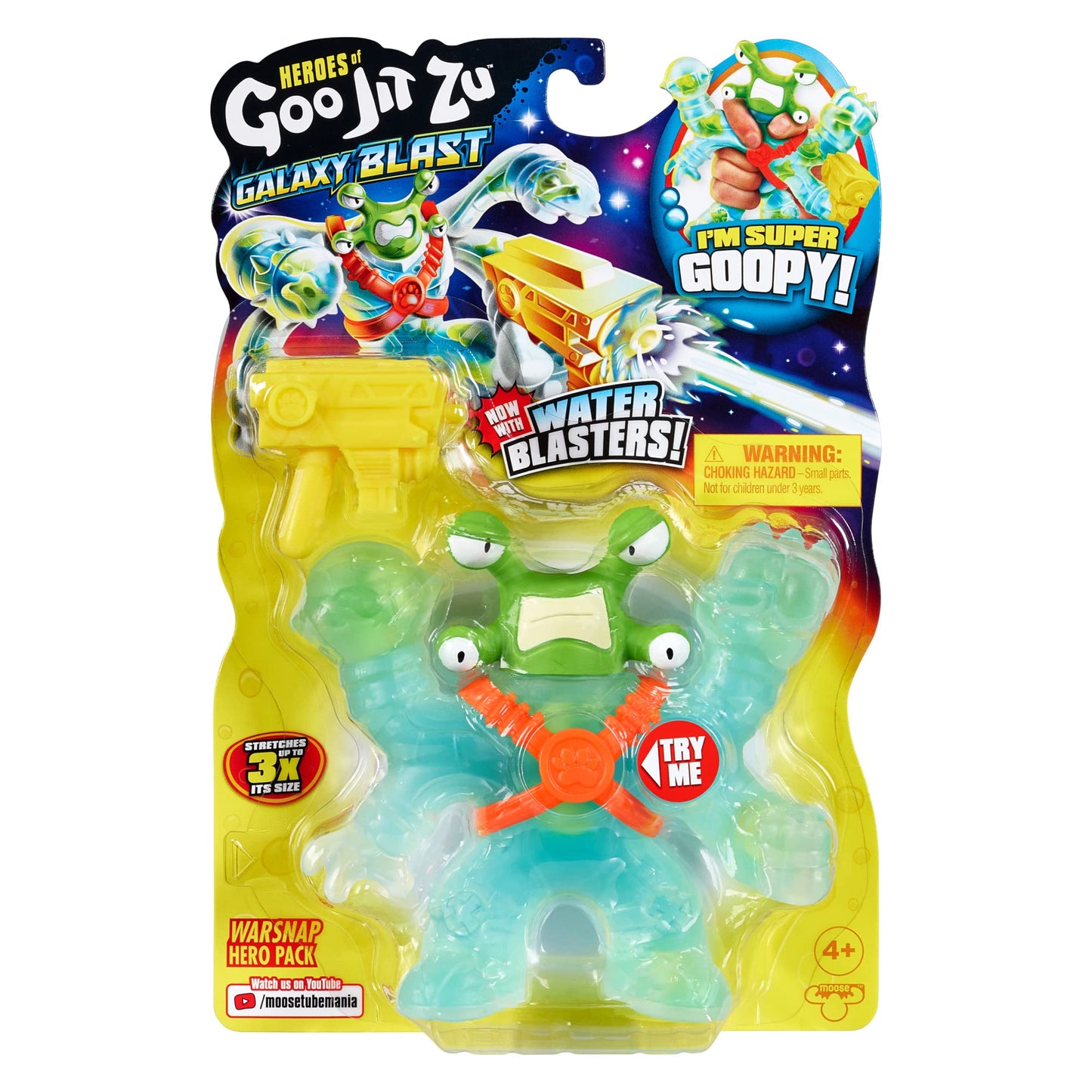 Heroes of Goo Jit Zu Galaxy Blast Warsnap with Water Blaster | Galaxy Toy