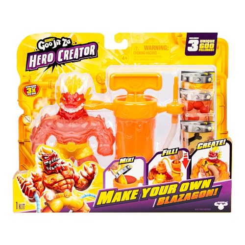 Heroes of Goo Jit Zu Hero Creator – Create Your Own Blazagon with 3 Fillings